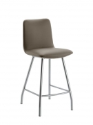 Naber Tablon Buccia 2K Hocker, Gestell Edelstahl, Bezug schlamm hell, 3038310