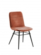 Naber Tablon Felice 1WS Stuhl, Gestell schwarz, Bezug braun, 3037434