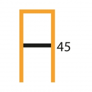 Naber Tablon Barile 2L Hocker, Gestell Edelstahl, Bezug Echtleder schwarz, 3038140