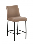 Naber Tablon Barile 2L Hocker, Gestell schwarz, Bezug Echtleder camel, 3038152