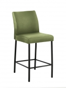 Naber Tablon Barile 2L Hocker, Gestell schwarz, Bezug Echtleder gr�n, 3038155