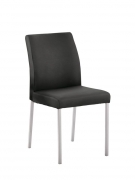 Naber Tablon Barile 1L Stuhl, Gestell Edelstahl, Bezug Echtleder anthrazit, 3038371