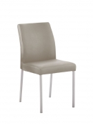 Naber Tablon Barile 1L Stuhl, Gestell Edelstahl, Bezug Echtleder mastic, 3038373