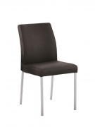 Naber Tablon Barile 1L Stuhl, Gestell Edelstahl, Bezug Echtleder caffee, 3038376