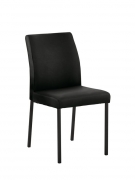 Naber Tablon Barile 1L Stuhl, Gestell schwarz, Bezug Echtleder schwarz, 3038380