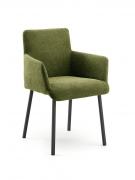 Naber Tablon Diego S Stuhl, Gestell schwarz, Bezug gr�n, 3038221