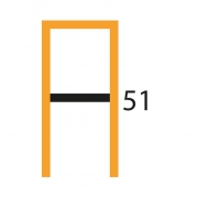 Naber Tablon Mila K Stuhl, Gestell edelstahlfarbig, Bezug hellgrau, 3038276