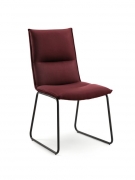 Naber Tablon Mila K Stuhl, Gestell schwarz, Bezug bordeauxrot, 3038269