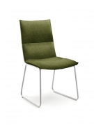Naber Tablon Mila S Stuhl, Gestell edelstahlfarbig, Bezug gr�n, 3038286