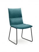 Naber Tablon Mila S Stuhl, Gestell schwarz, Bezug blau, 3038283