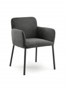 Naber Tablon Jole S Stuhl, Gestell schwarz, Bezug dunkelgrau, 3038255