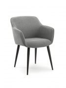 Naber Tablon Ella S Stuhl, Gestell schwarz, Bezug hellgrau, 3038244