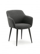 Naber Tablon Ella S Stuhl, Gestell schwarz, Bezug dunkelgrau, 3038245