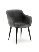 Naber Tablon Ella WS Stuhl, Gestell schwarz, Bezug schiefergrau, 3038122