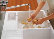 Naber Sp�lstein, Doppelbecken, graphit, 1094067