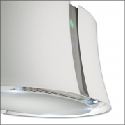 Einzelstck Falmec Zephiro E.ion-System, Wei, 67 cm, Wandhaube, mit 5 Jahren Garantie, # 1704