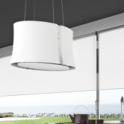 Einzelstck Falmec Zephiro E.ion-System, Wei, 67 cm, Wandhaube, mit 5 Jahren Garantie, # 1704