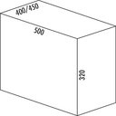 Naber Selectakit Cox� Base 360 S/900-4 Abfallsammler f�r Frontausz�ge, mit Biodeckel, anthrazit, 8013552