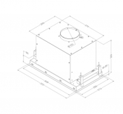 Novy Crystal L�fterbaustein 26050, Glas weiss, 60 cm, mit 5 Jahren Garantie