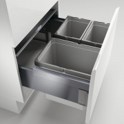 Naber Selectakit Cox� Base 360 K/600-3 Abfallsammler f�r Frontausz�ge, ohne Biodeckel, hellgrau, 8012489