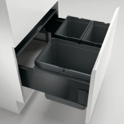 Naber Selectakit Cox� Base 360 K/600-3 Abfallsammler f�r Frontausz�ge, ohne Biodeckel, anthrazit, 8013489