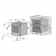 V-ZUG CombairSteamer V6000 60, Dampfbackofen, Spiegelglas, 2303800009, mit 5 Jahren Garantie!