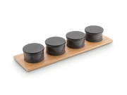 Naber Storex Modify Vorratsdosenhalter Set mittel, Eiche hell, 8035044