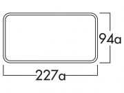Naber COMPAIR BIXO Balance� Ab- und Zuluftmauerkasten, 4043085