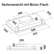 Falmec Nuvola 90 LED, Deckenhaube, 90 cm, Haubenk�rper Edelstahl, mit 5 Jahren Garantie