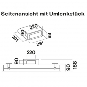 Falmec Nuvola 90 LED, Deckenhaube, 90 cm, Haubenk�rper weiss, mit 5 Jahren Garantie
