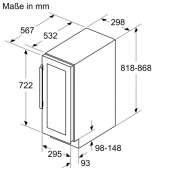 Neff KU9202HF0 N70, Unterbau Weink�hlschrank, EEK: F, mit 5 Jahren Garantie!