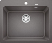 Blanco Naya 6 Silgranit PuraDur 2, Farbe alumetallic, 519640