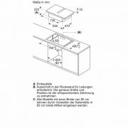 Constructa CV430235, Induktionskochfeld mit Dunstabzug, rahmenlos, 80 cm, mit 5 Jahren Garantie!