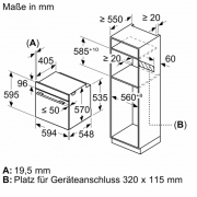 Constructa CX5BS607, Backofen-/Kochfeld-Set, CA323255 + CF3M00052, EEK: A, mit 5 Jahren Garantie!