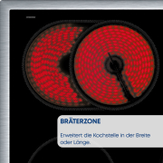 Constructa CA321255, Elektro-Glaskeramikkochfeld, 60 cm, Edelstahlrahmen, mit 5 Jahren Garantie!