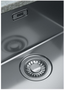 Franke Mythos MYX 211 A-86 SlimTop, Flachrand, Edelstahl geb�rstet, Becken rechts, 127.0642.000