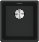 Franke Maris MRG 210/110-37 Fragranit+, fl�chenb�ndig Unterbau, Handbet�tigung, Black matt, 114.0658.192