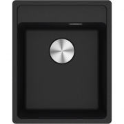 Franke Maris MRG 610-37 A Fragranit+, Einbausp�le Armaturenbank, Handbet�tigung, Onyx, 114.0658.216