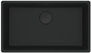 Franke Maris MRG 210/110-72 Fragranit+, fl�chenb�ndig Unterbau, Handbet�tigung, Black Matt-Black Collection, 114.0658.581