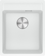 Franke Maris MRG 210/110-37 A Fragranit+, fl�chenb�ndig Unterbau, Armaturenbank, Handbet�tigung, Glacier, 114.0659.055