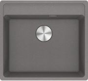 Franke Maris MRG 210/110-52 A Fragranit+, fl�chenb�ndig Unterbau, Armaturenbank, Handbet�tigung, Steingrau, 114.0659.086