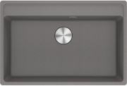Franke Maris MRG 210/110-72 A Fragranit+, fl�chenb�ndig Unterbau, Armaturenbank, Druckknopfventil, Steingrau, 114.0659.101