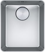 Franke Mythos MYX 210-34 Einbaubecken, Edelstahl, Handbet�tigung, 127.0658.065