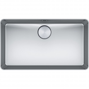 Franke Mythos MYX 210-70 Einbaubecken, Edelstahl, Handbet�tigung, 127.0658.527