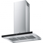 Franke T-shape Avant-silence Insel�- FTLN I H45 X/BK GLAS A90 Inselhaube Edelstahl, Glas schwarz, 325.0657.268, Mit 5 Jahren Garantie!