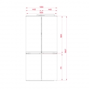 Teka RMF 77920 SS EU, Side by Side K�hl-Gefrierkombination, Edelstahl Finish, 194 cm, 113430009, mit 5 Jahren Garantie!