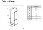 Samsung BRB26615EWW/EG, Einbau-K�hl-/Gefrierkombination, weiss, 177,5 cm, Mit 5 Jahren Garantie!