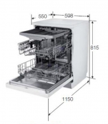 Samsung DW60M6040BB/EG Vollintegrierbarer-Geschirrsp�ler, 60 cm, mit 5 Jahren Garantie!