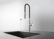 KWC Ono Highflex 2, Einhebelmischer Edelstahl, Hochdruck Schlauchbrause, 5022104