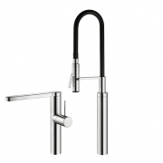 KWC Ono Highflex 5, Einhebelmischer chrom, Hochdruck Schlauchbrause, 5022108